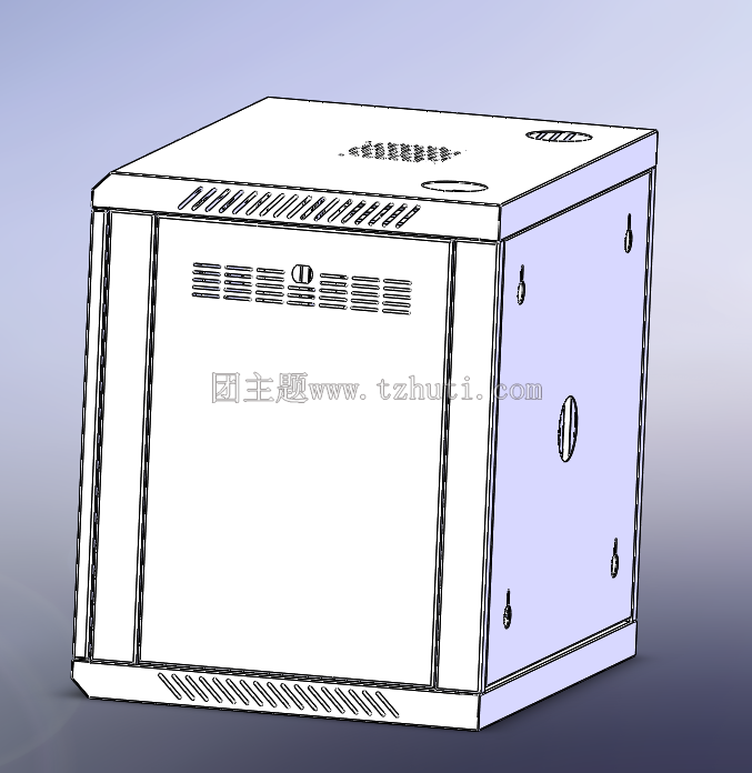 6U网络机箱(含2D工程图)