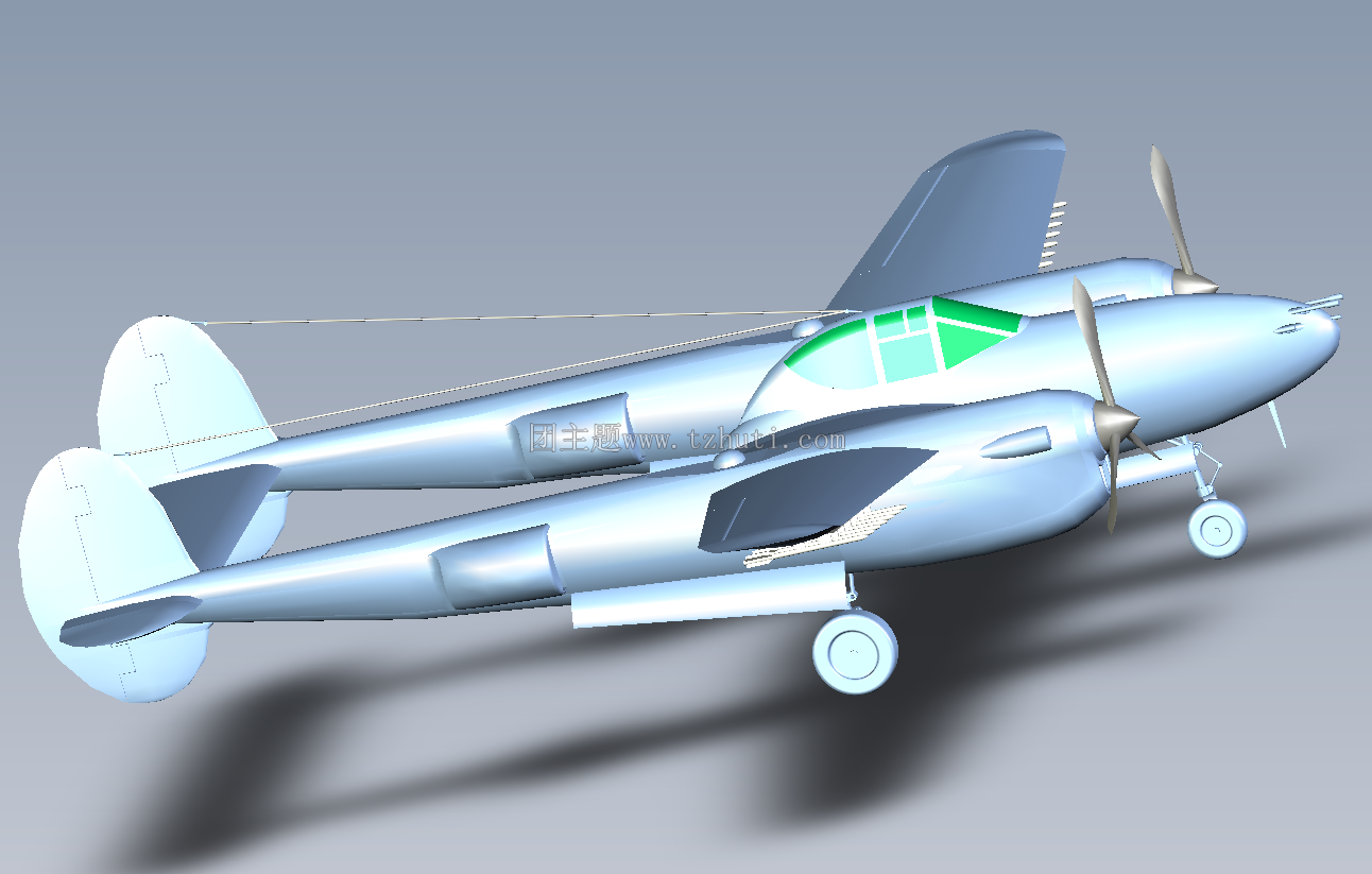 各种飞机3D模型